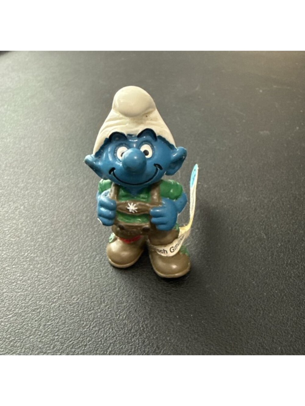 Smurfs 20461 Lederhosen Smurf Rare Vintage PVC Figurine 1999 - Euc!
